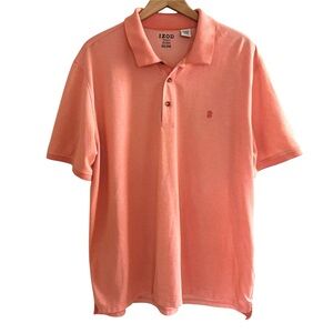IZOD Mens Performance Polo XXL Salmon Color